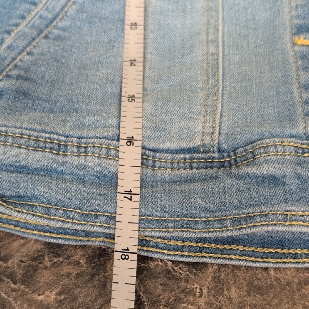 Cat & Jack Light Blue Jean Jacket Girls Size 10/12 - Picture 5 of 5